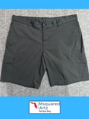 Nike Golf Dri Fit Cargo Golf Shorts Black Performance Stretch Size 40